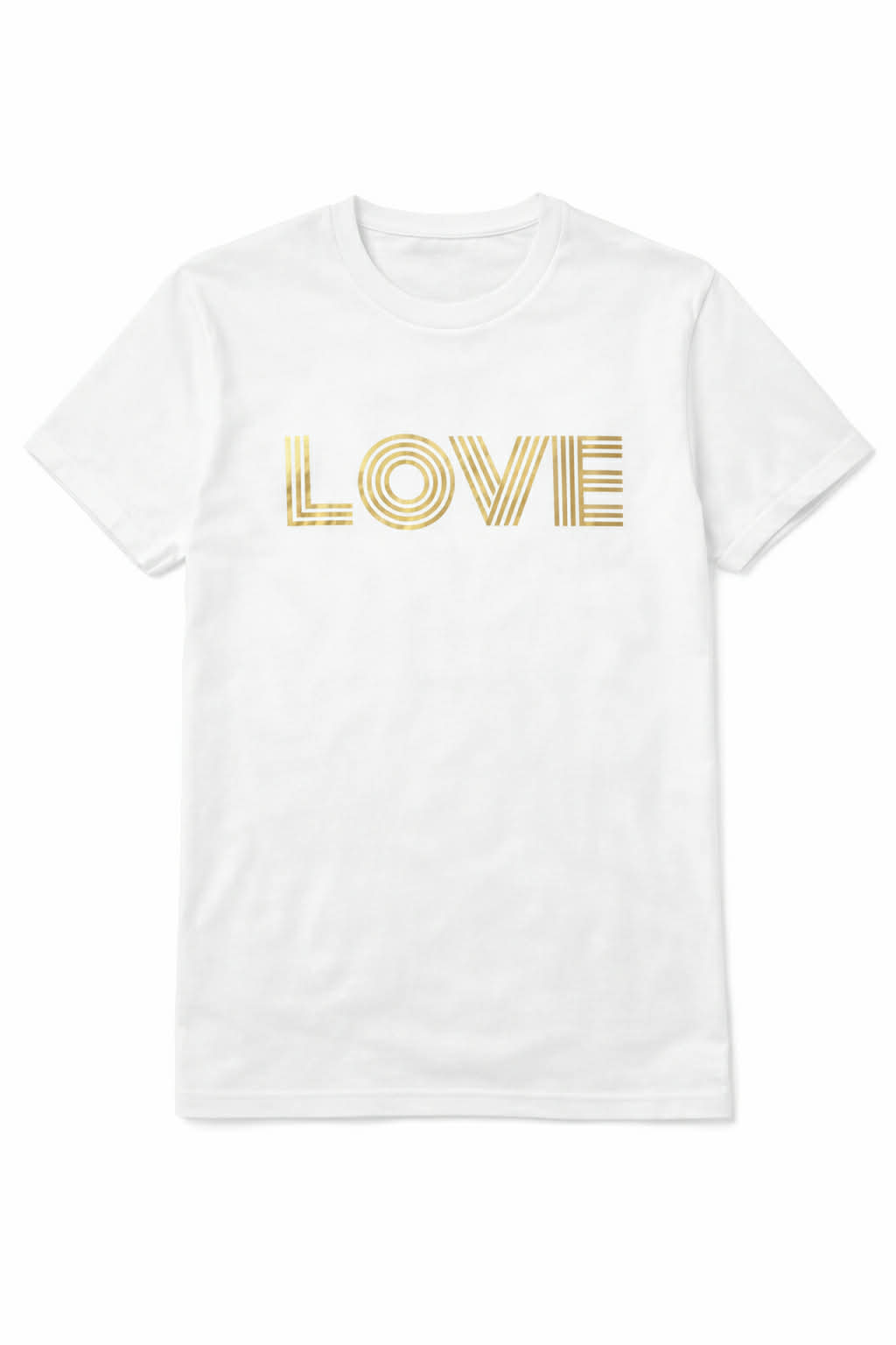 Miesten LOVE T-paita gold