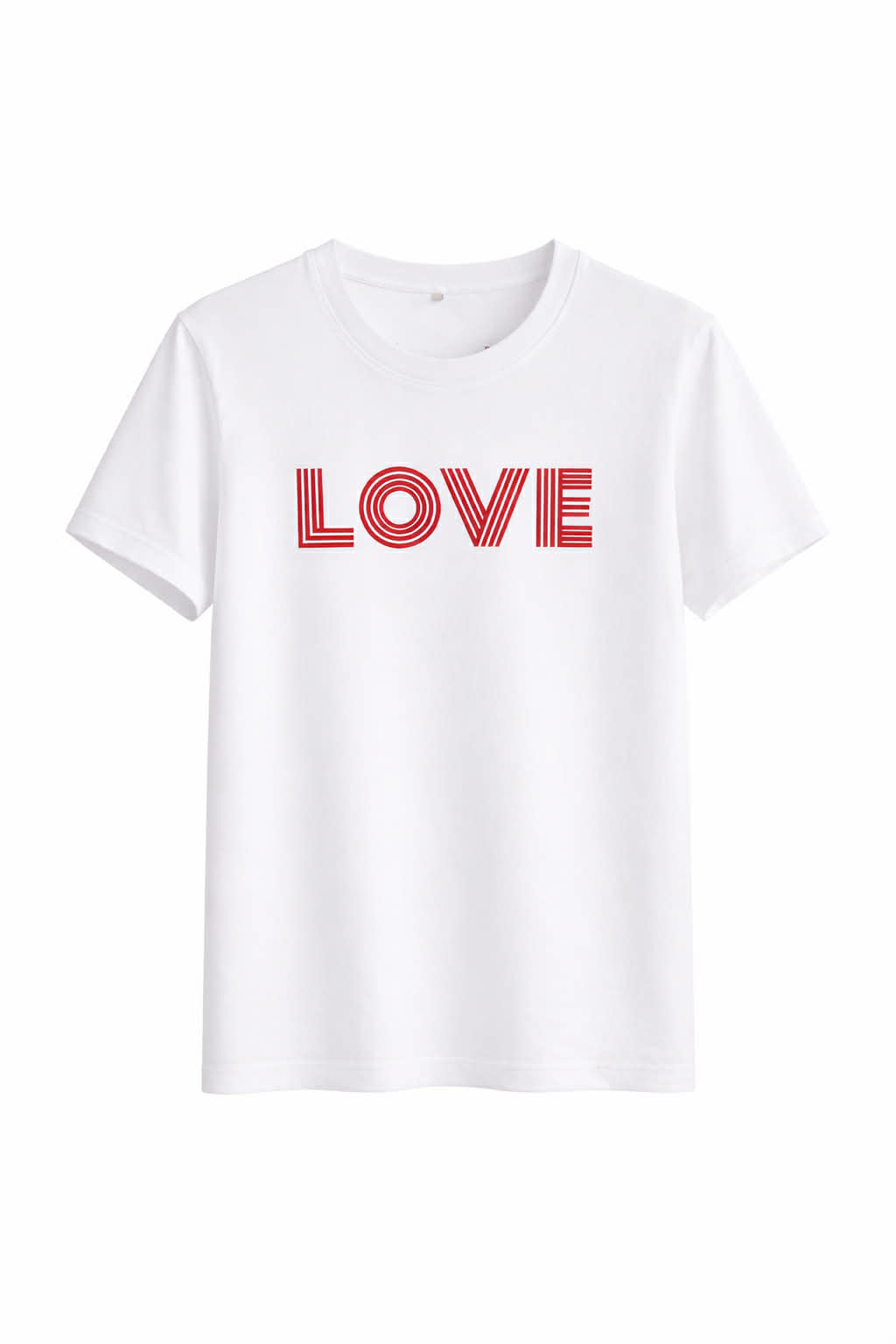 Naisten LOVE T-paita red